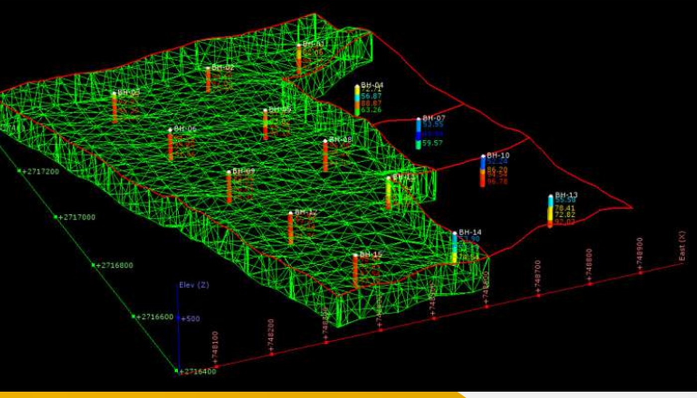 3D geological block model