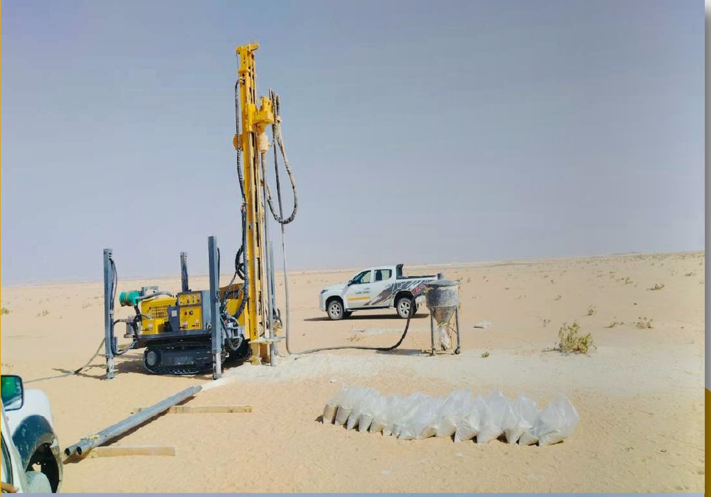Field drilling and sample collection